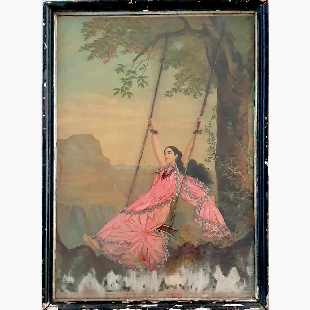 Elevate your space with the grace of Raja Ravi Varma Oleographs.