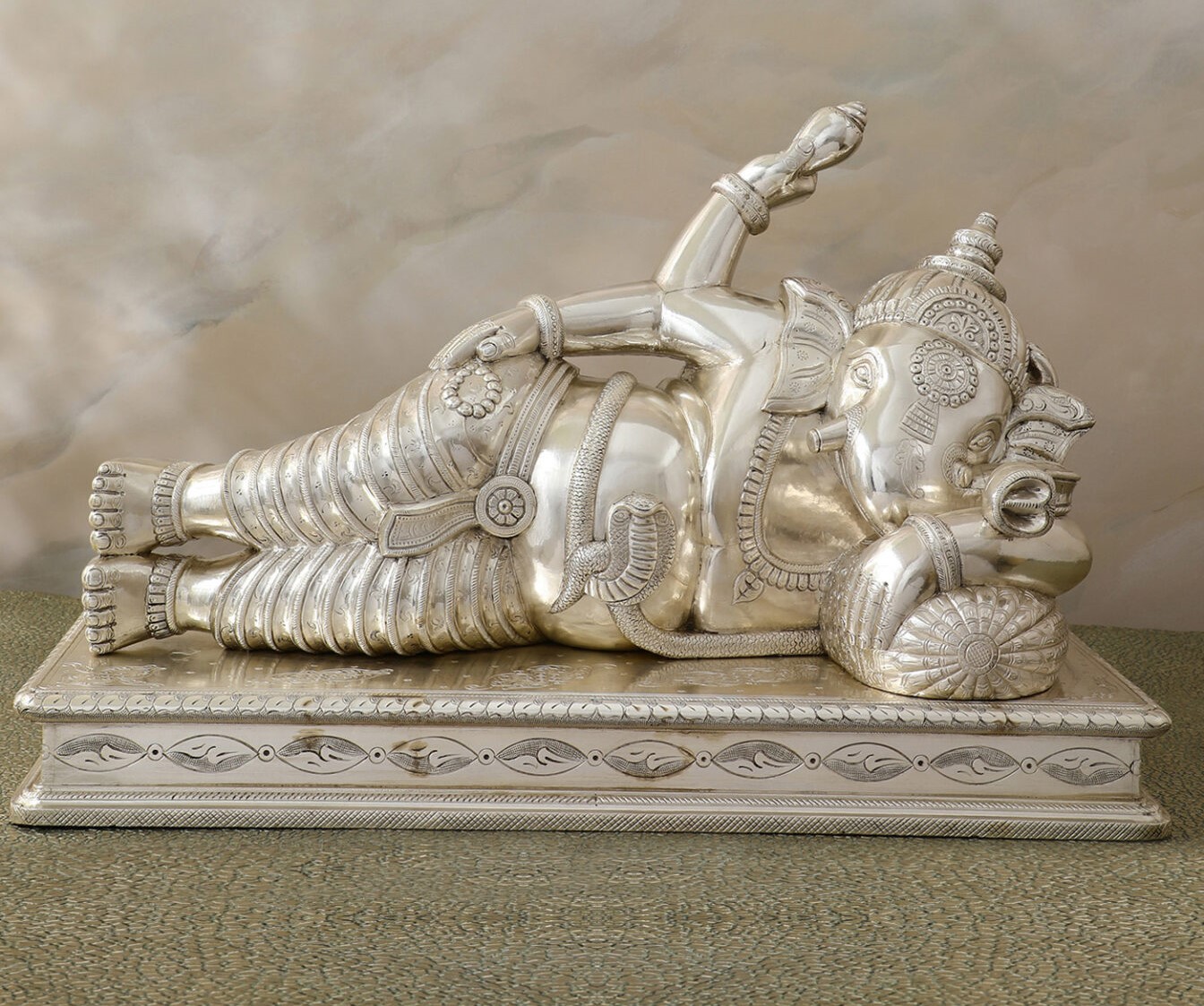 Indian Silver God Idols - An exquisite representation of divine devotion and artistry, showcasing the timeless beauty of Indian craftsmanship