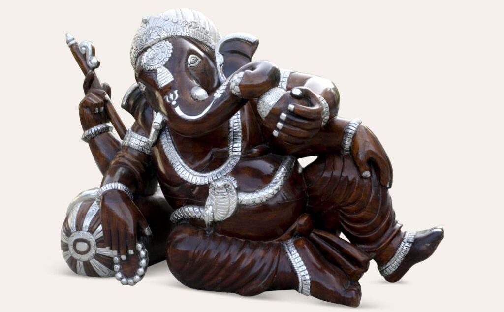 Silver Ganesha God idols
