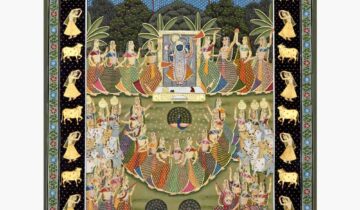 Unlock the Divine Beauty of Radha Krishna Raas Pichwai Art